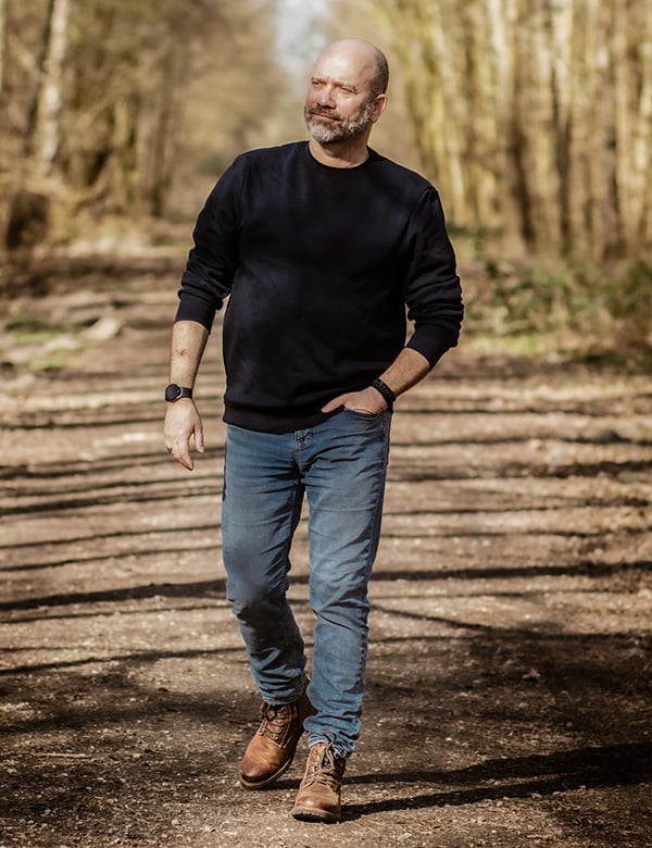 Mannelijk kaal model Michael T.