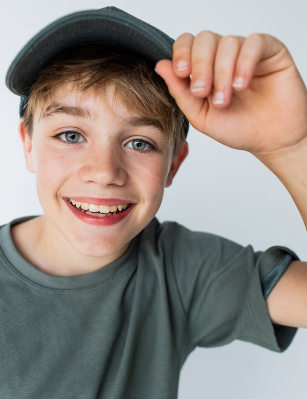 Kindermodel met blond haar Mik G.