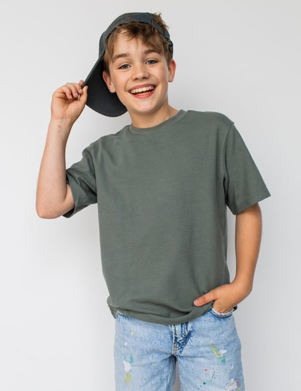 Kindermodel met blond haar Mik G.