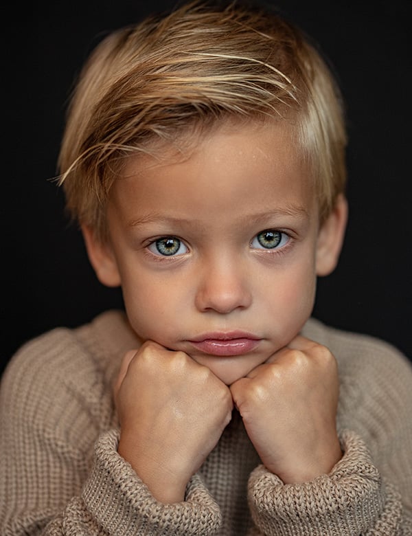 Kindermodel blond Morris