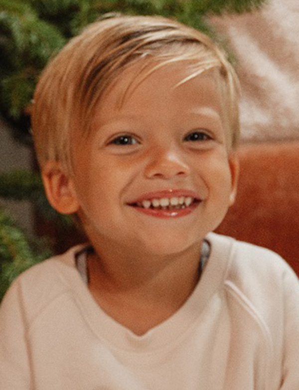 Kindermodel kort haar Morris
