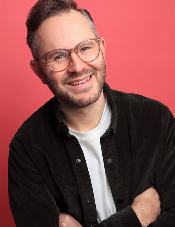 Mannelijk model Morten met donkerblond haar