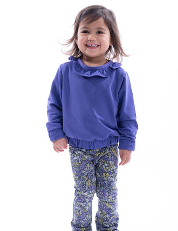 Kindermodel bruin haar Naema