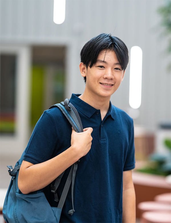 Tiener model Noah Wo.