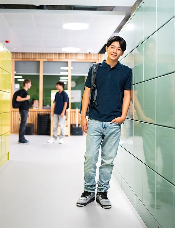 Tiener model Noah Wo.