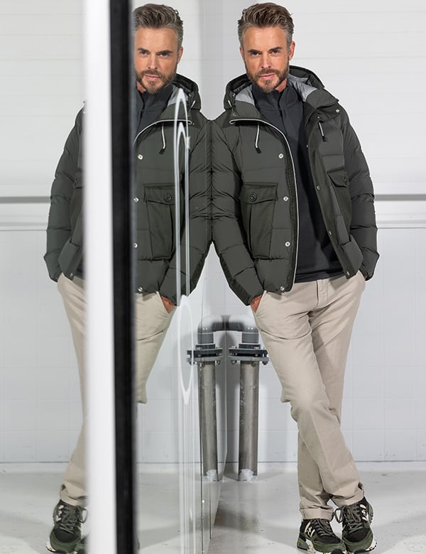Mannelijk model met kort grijzig haar Pascal M.