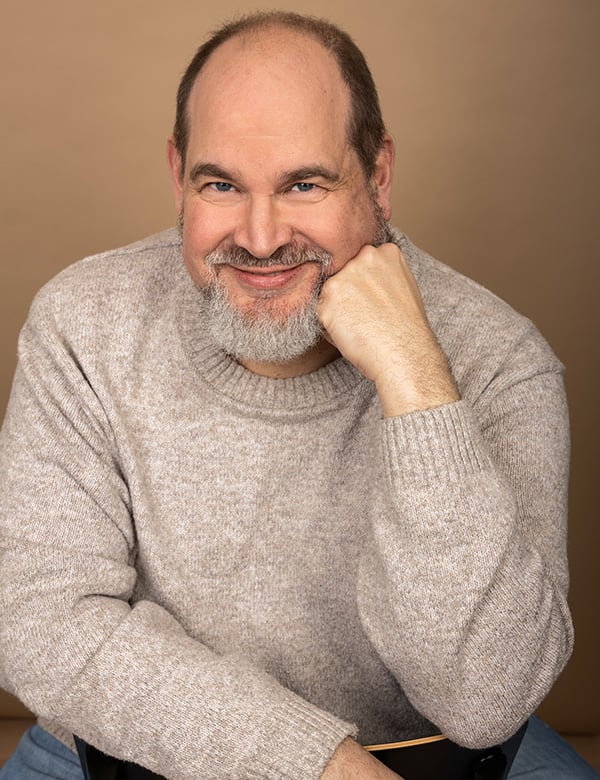 Mannelijk model en acteur Patrick R.