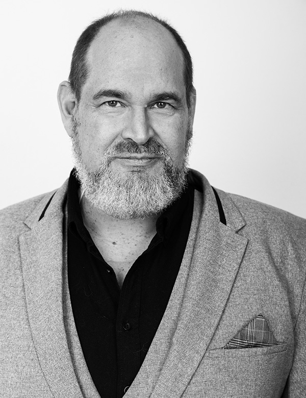 Mannelijk model en acteur Patrick R.