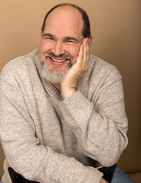 Mannelijk model en acteur Patrick R.