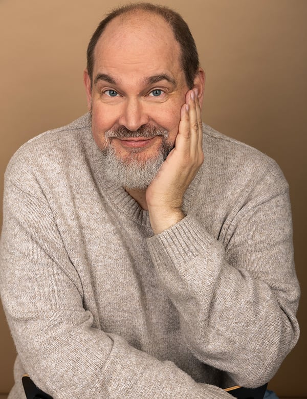 Mannelijk model en acteur Patrick R.