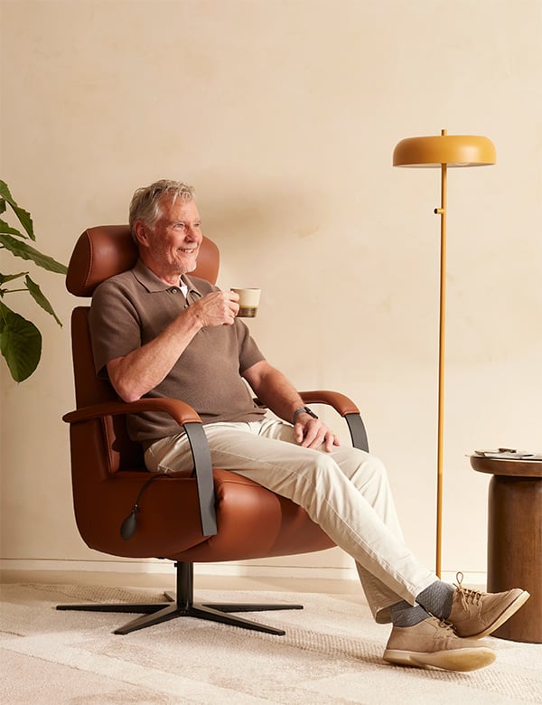 Mannelijk seniorenmodel met grijs haar Paul Kr.