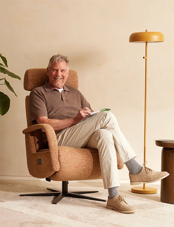 Mannelijk seniorenmodel met grijs haar Paul Kr.