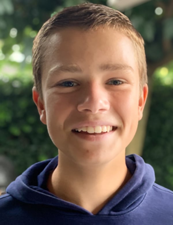 Model Kindermodel jongen met kort bruin haar pepijn b.