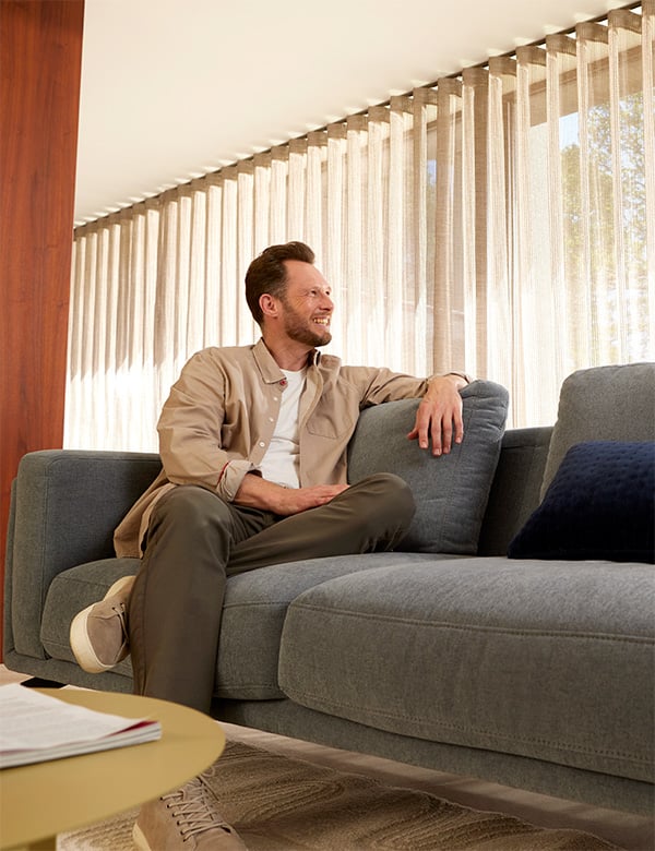 Mannelijk model met donkerblond haar Peter Sc.