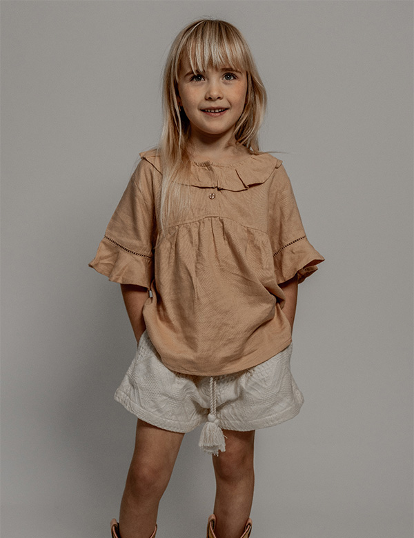 Kindermodel met blond haar Pip