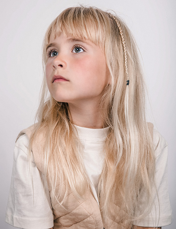 Kindermodel met blond haar Pip