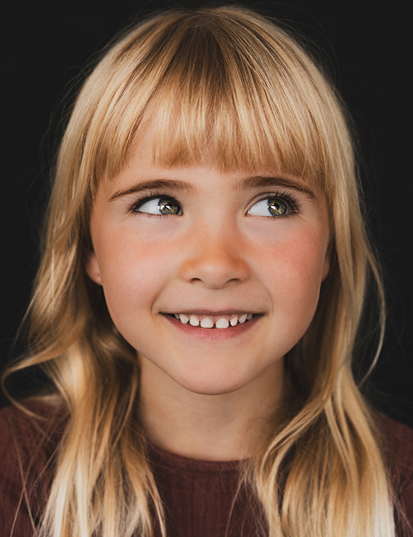 Kindermodel met blond haar Pip R.
