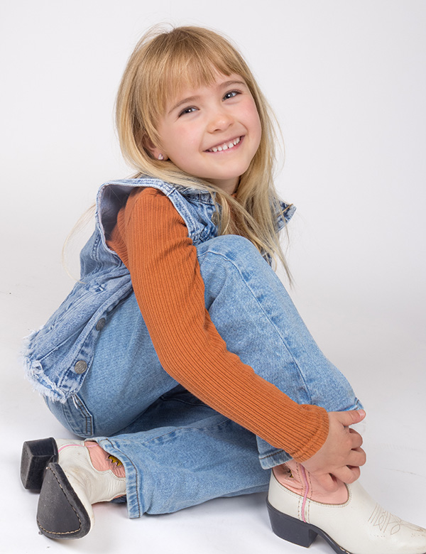 Kindermodel blond haar Pip R.