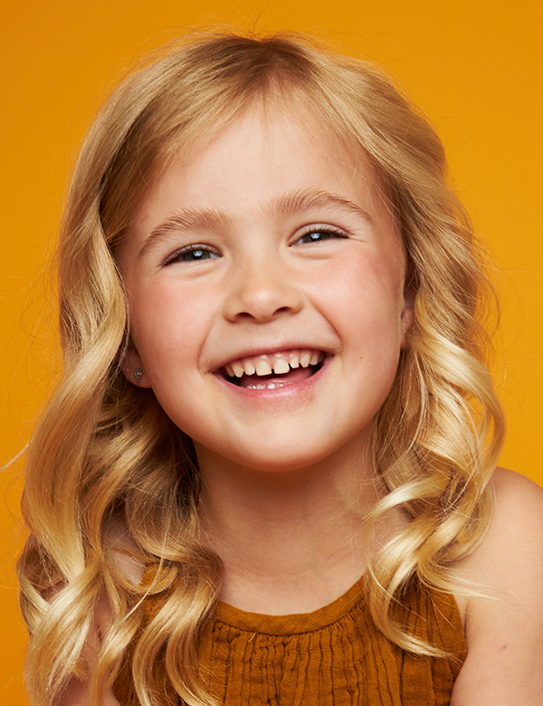 Kindermodel blond haar Pip R.