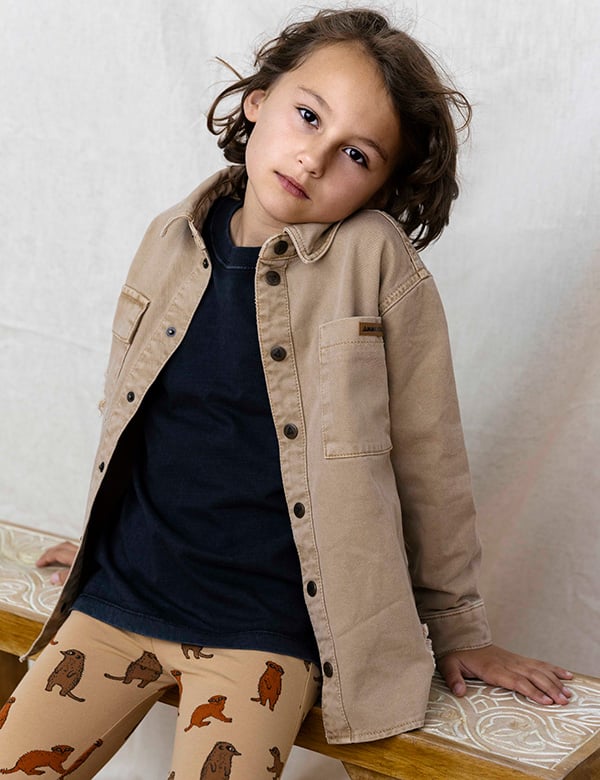 Kindermodel met bruin haar Raff