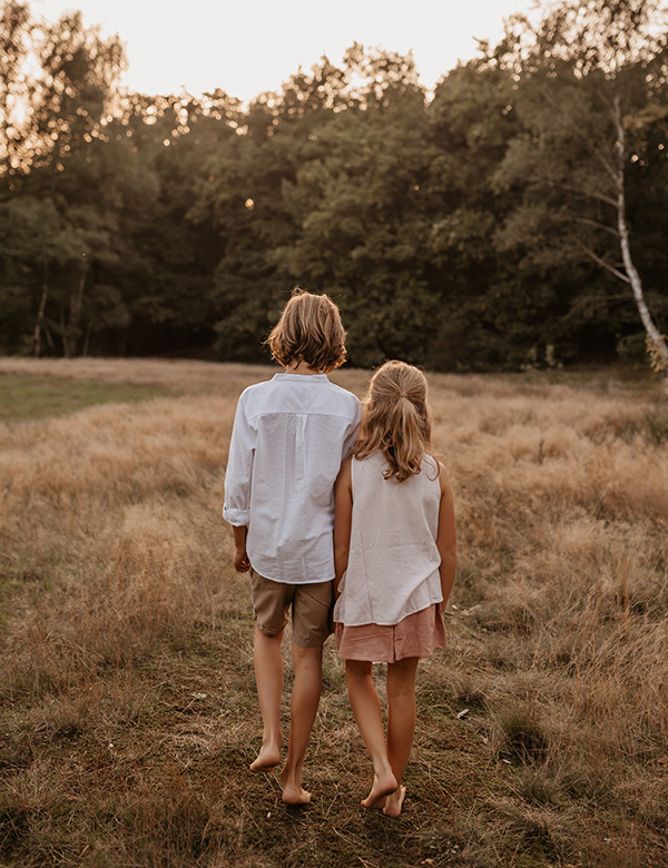 Kindermodel half lang haar Roan