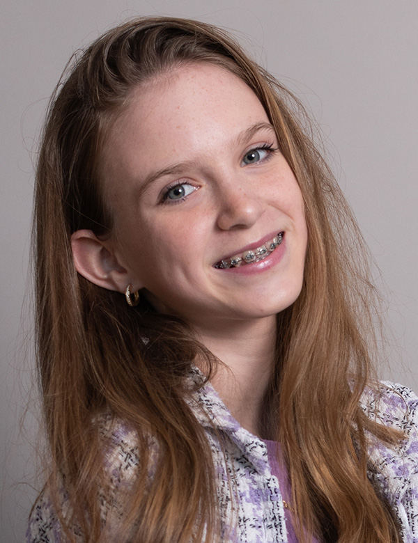 Kindermodel lang haar robyn
