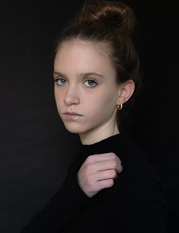 Kindermodel lang haar Robyn