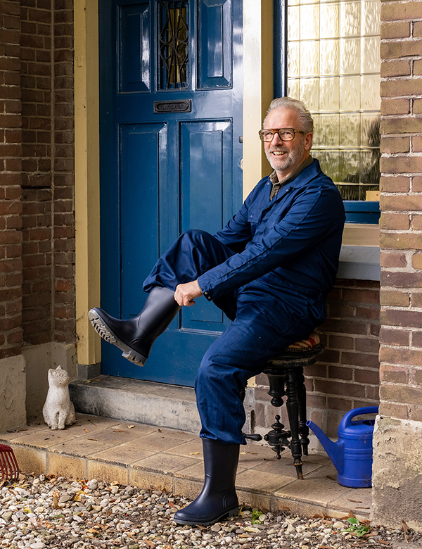 Mannelijk model met grijs haar Roger L.
