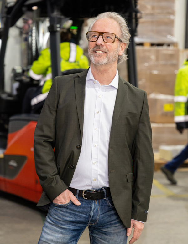 Mannelijk model met grijs haar Roger L.
