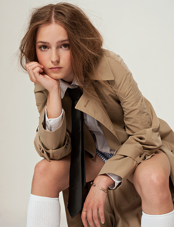 vrouwelijk tienermodel Romy P.