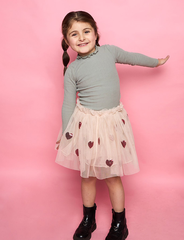 kindermodel met bruin haar Rozie K.