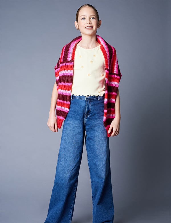 Kindermodel met blond haar Saar V.