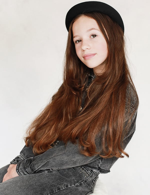 Kindermodel met bruin haar Sem