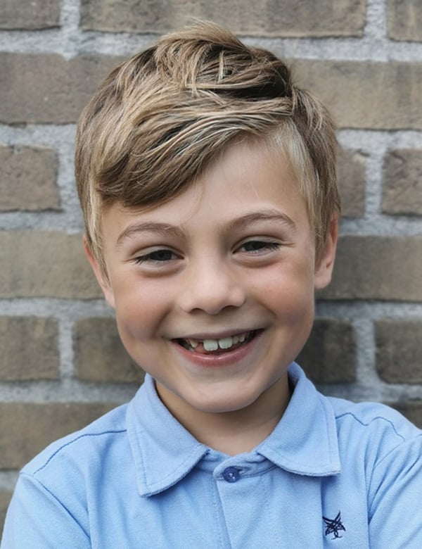 Kindermodel kort haar seth