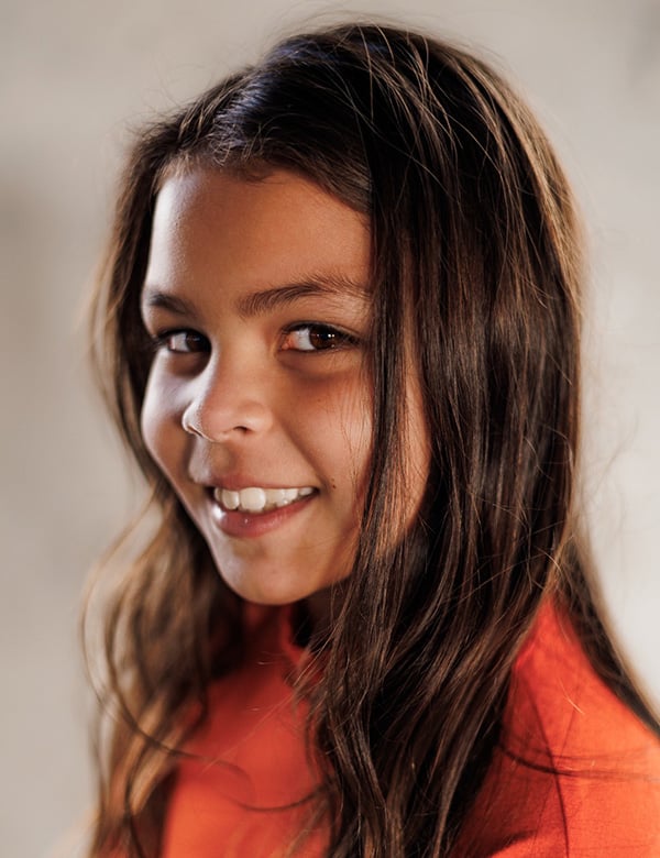 Model Kindermodel lang haar shira