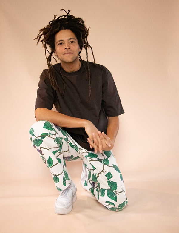 Mannelijk model met dreads Sidney M.