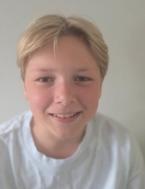 jongens kindermodel met blond haar Siem T.