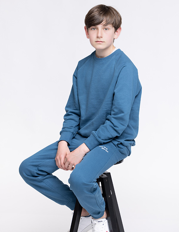 Kindermodel bruin haar Simon