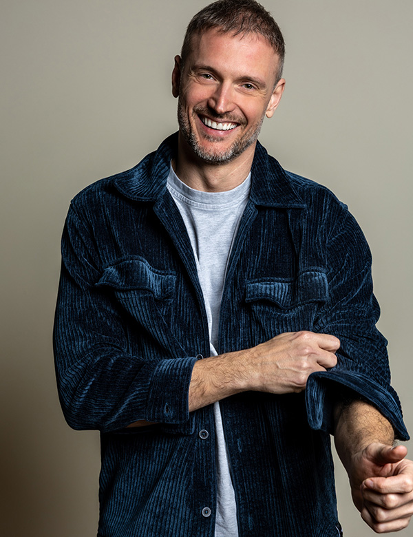 Mannelijk model met blauwe ogen Sjoerd H.