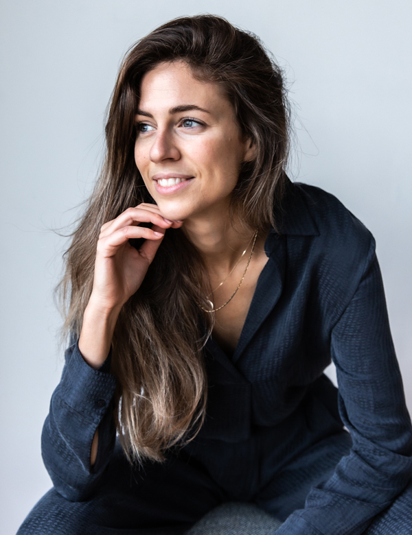 Vrouwelijk model met bruin haar Stephanie