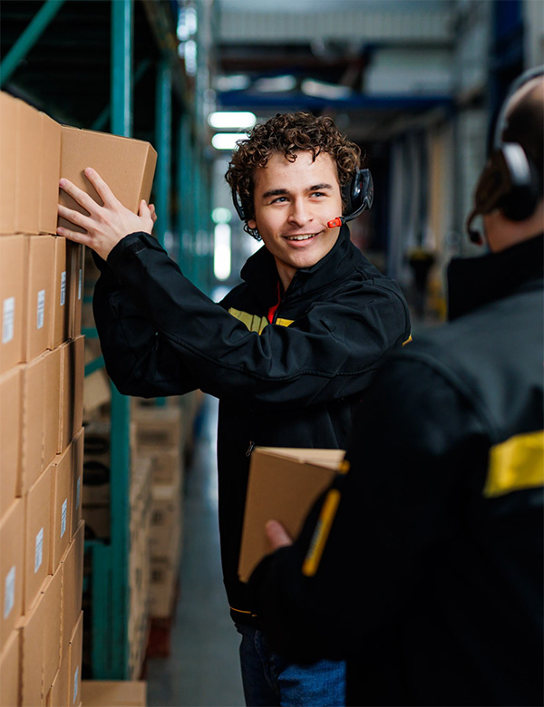 Mannelijk model met bruin haar Thijmen R.