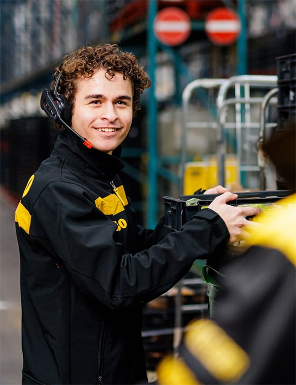 Mannelijk model met bruin haar Thijmen R.