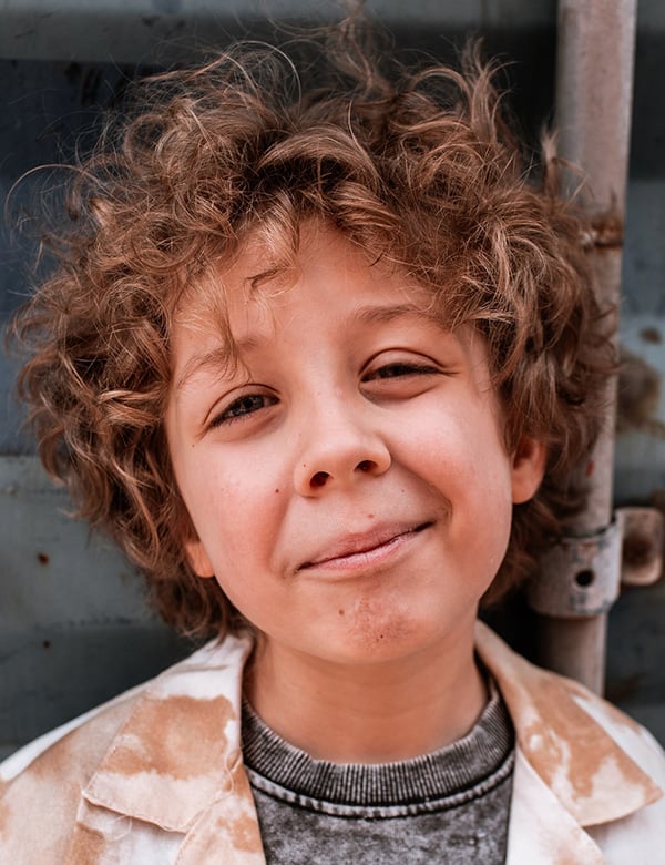 Model Kindermodel krullend haar thor