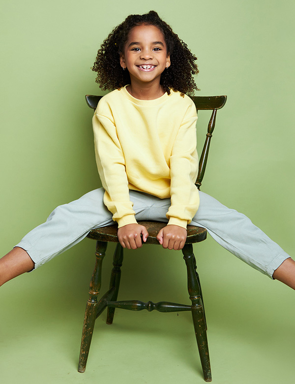Kindermodel met krullen Tiana