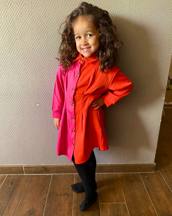 Kindermodel met bruin haar Vaiana