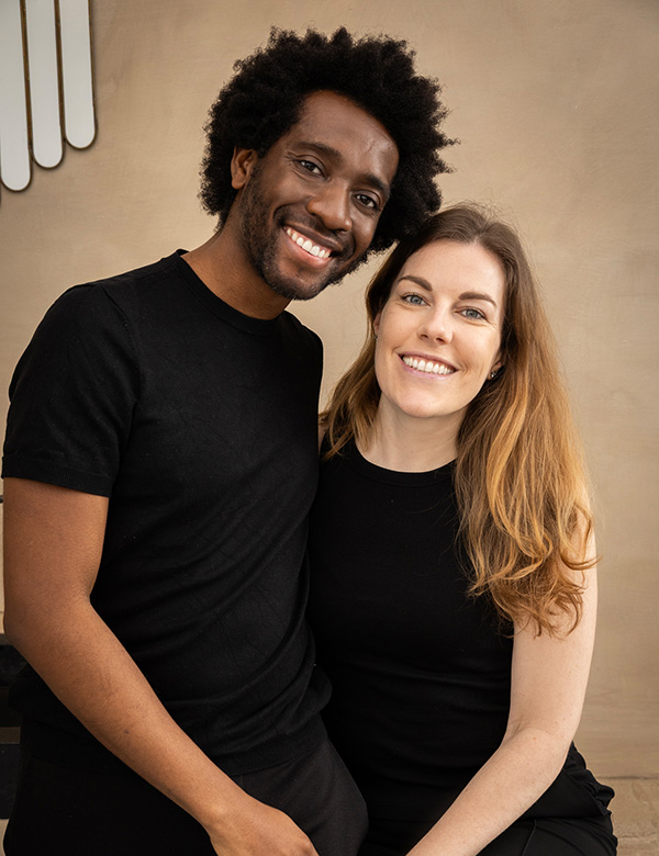 Modellen koppel Veerle & Nilson.