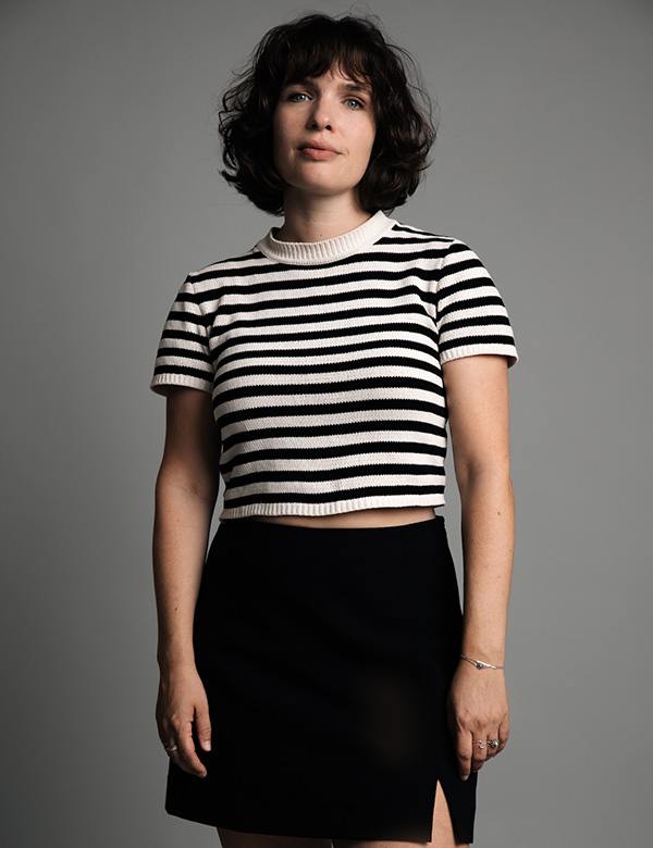 Vrouwelijk model met zwart haar Vera