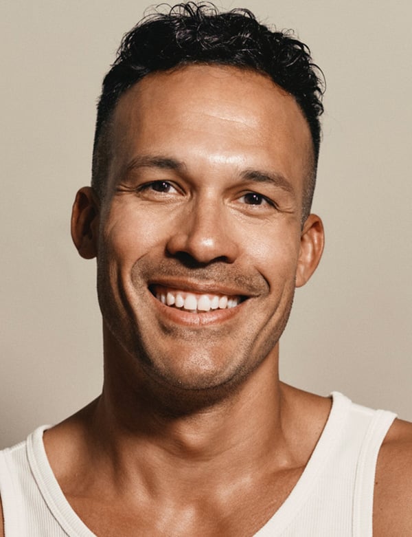 Mannelijk model met kort haar vincent p.