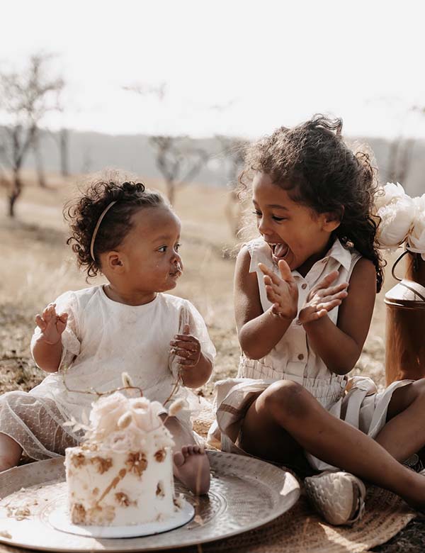 Modellen zusjes Vivienne, Juliette en Joëlle