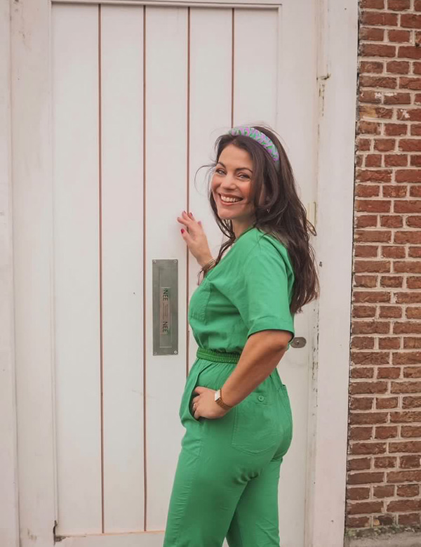 Vrouwelijk model lang haar Wendy